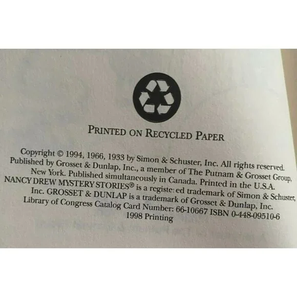 Lot of 5 Nancy Drew Mystery Stories Hardcover Books #6-10 By Carolyn Keene - Picture 7 of 11